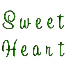 Sweetheart Embroidery Font Digitized Lower and Upper Case 1 2 3 inch Instant Download Sweetheart Embroidery Font Digitized Lower and Upper Case 1 2 3 inch Instant Download